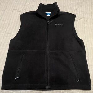 Men’s Columbia Fleece Vest, Size: L, Black